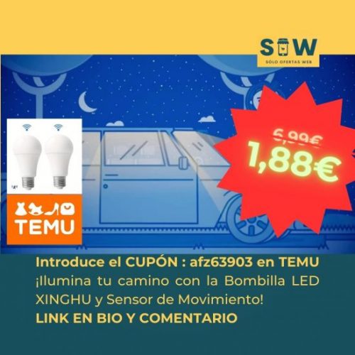 Bombilla LED con Sensor de Movimiento PIR y Radar de XINGHU, iluminación inteligente para el hogar.