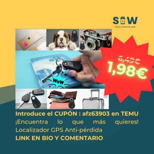 "Localizador GPS Mini para Mascotas y Objetos"