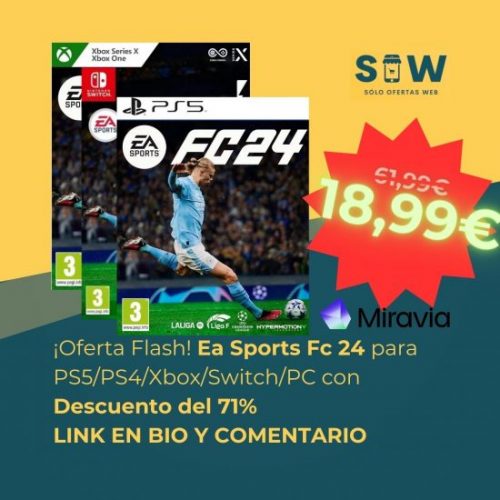Oferta Flash - Ea Sports Fc 24 para PS5/PS4/Xbox/Switch/PC