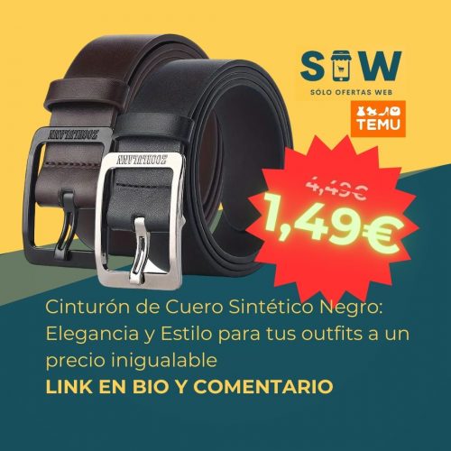 Cinturón de cuero sintético para hombre, cinturón informal para vaqueros para exterior