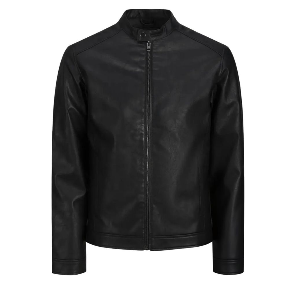 Cazadora biker Jack & Jones efecto piel por 19,94 €