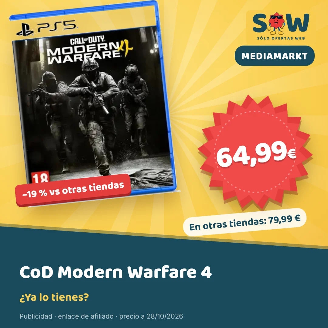 Call of Duty: Modern Warfare 4 para PS5 por 64,99 €