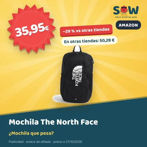 Mochila The North Face Court Jester 24,6 l por 35,95 €