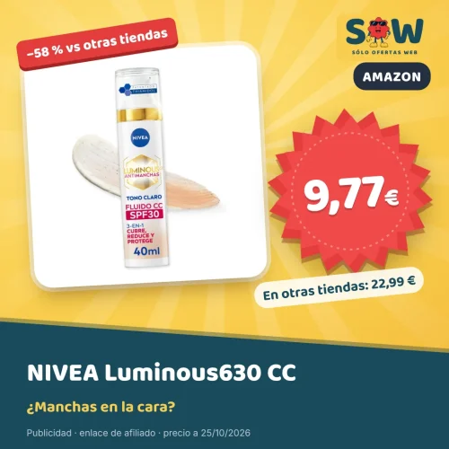 NIVEA Cellular Luminous630 CC Cream SPF30 por 9,77 €