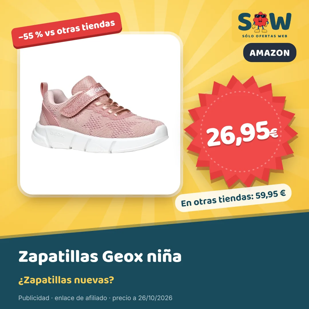 Zapatillas Geox J Aril para niña desde 26,95 €